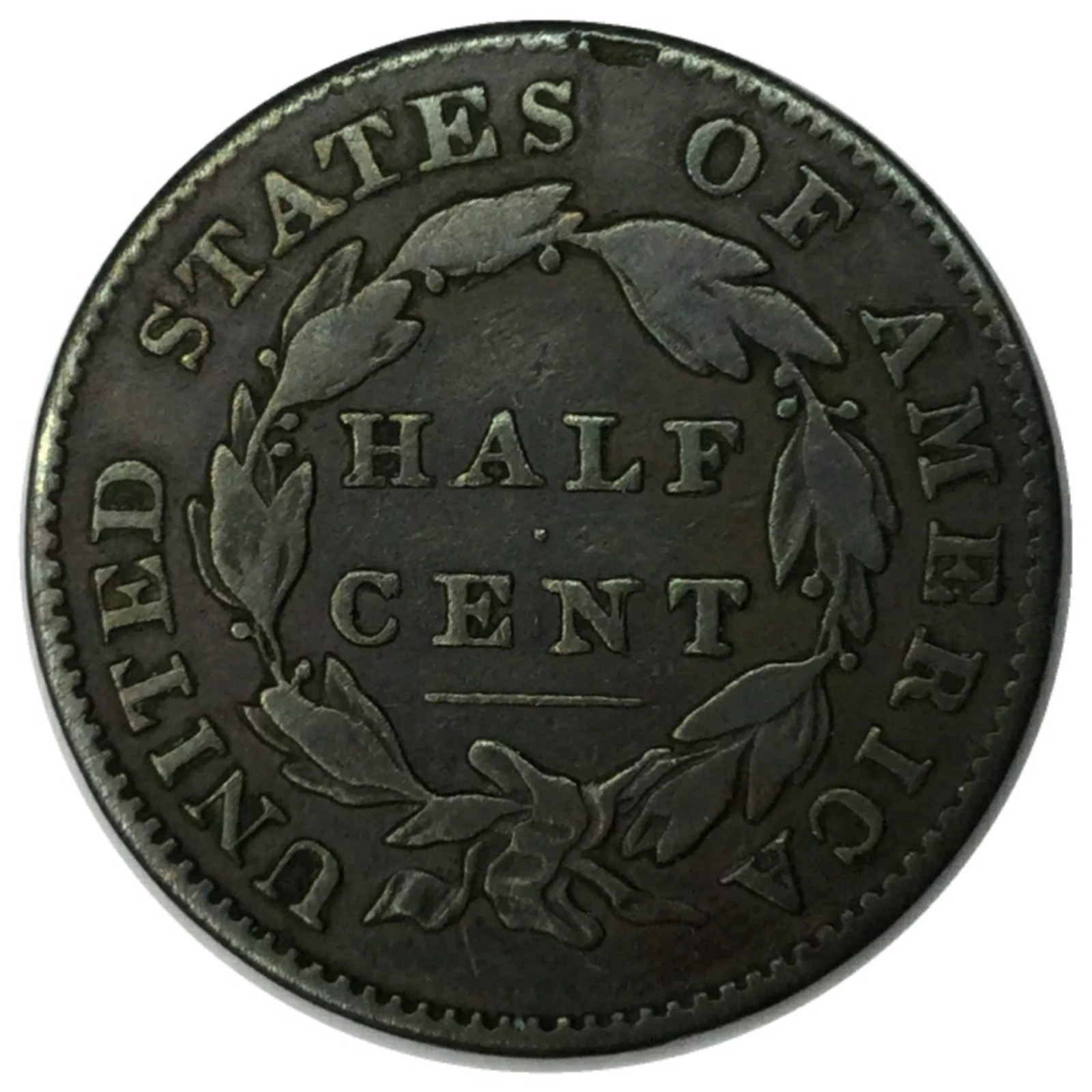1832-1/2c-Classic-Head-Half-Cent-#2-Cohen-1